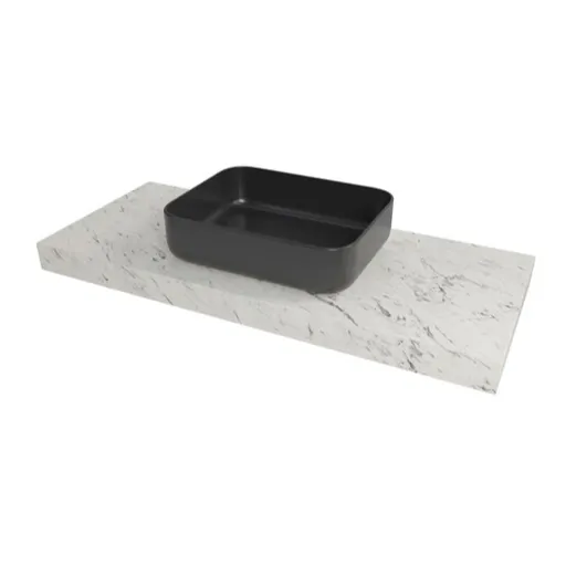Doska pod umývadlo Naturel Dolce 83,5x8x50 cm mramor Carrara biela mat DO8050MCB