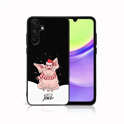 MY ART Kryt s vianočným dizajnom Samsung Galaxy A25 5G LET IT SNOW (075)