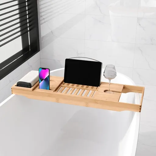 HOMCOM Polička na vanu