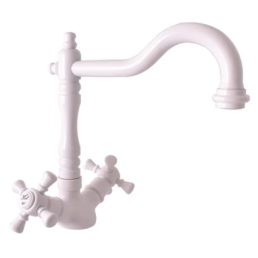 RAV SLEZÁK Morava drezová batéria s otočným ramienkom biela mk320.5/8b MK320.58B