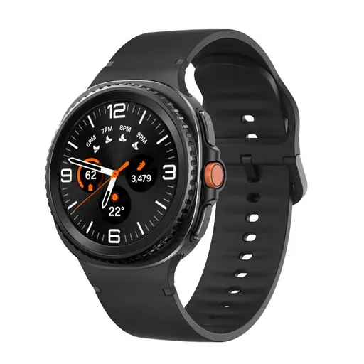 SILICONE Vymeniteľný remienok pre Samsung Galaxy Watch8 / Watch8 Classic čierny