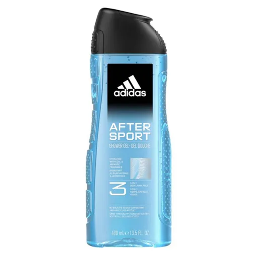 ADIDAS Sprchový gél 3in1 After Sport 400 ml