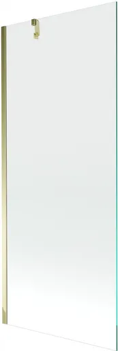 MEXEN/S - Next vaňová zástena FIX 80x150, transparent, zlatá 895-080-000-00-00-50