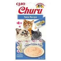 Churu Cat Skin&Coat Tuna Recipe 4x14g 3 + 1 ZADARMO