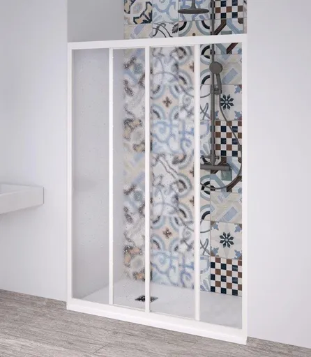 FORTE - Sprchové dvere PORTA NEW - FARBA rámu - Biela, Rozmer A - 140 - 150 cm OLNNC1FS150031