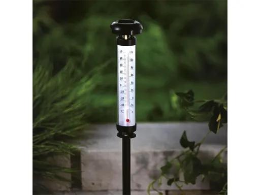 Svietidlo solárne GARDEN OF EDEN 11279 s teplomerom