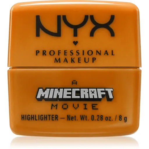 NYX Professional Makeup A Minecraft Movie rozjasňovač odtieň Going Gold 8 g