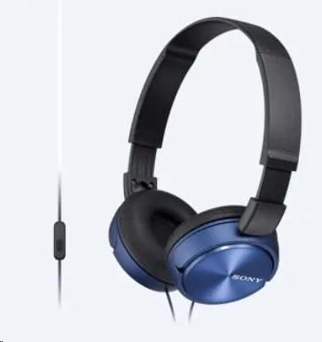 SONY stereo slúchadlá MDR-ZX310, modrá