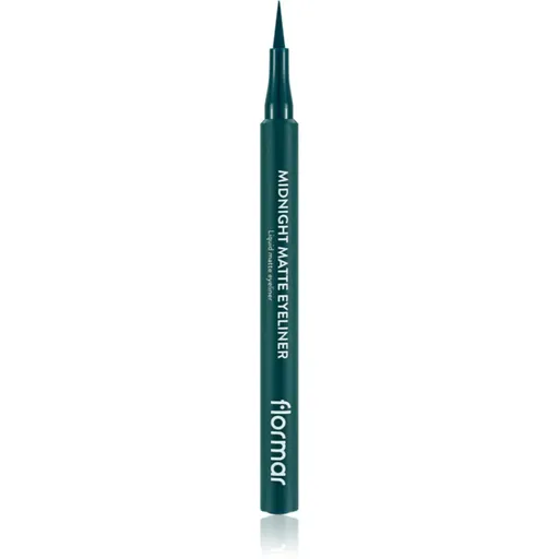 flormar Midnight Matte Eyeliner linka na oči vo fixke s matným efektom odtieň 04 Green 1 ml