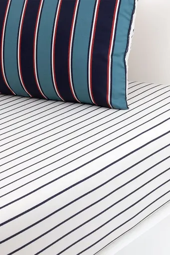 Bavlnená napínacia plachta Lacoste L BOLD 90 x 200 cm