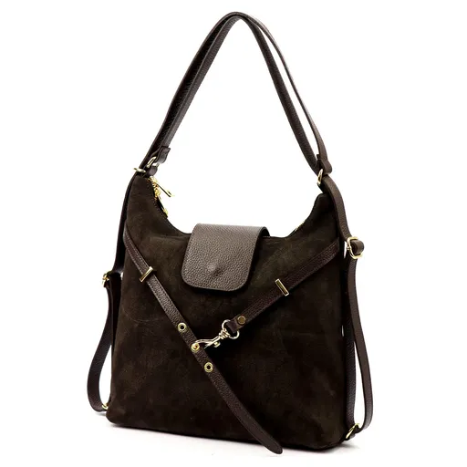 Dámska kabelka z brúsenej kože Luka 26-033