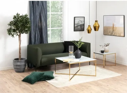 ArtAct Konferenčný stolík MELLISA 4  | biely mramor