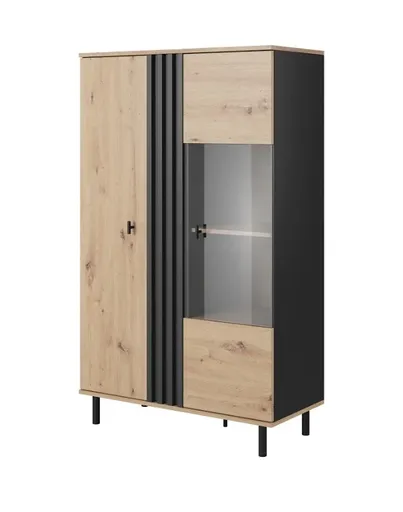 ArtLas Vitrína MALIA nízka | s LED osvetlením