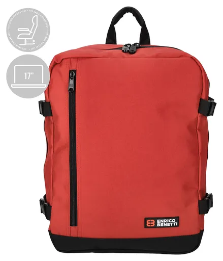 Batoh do lietadla 40x30x20 Enrico Benetti Amsterdam 54687 Red