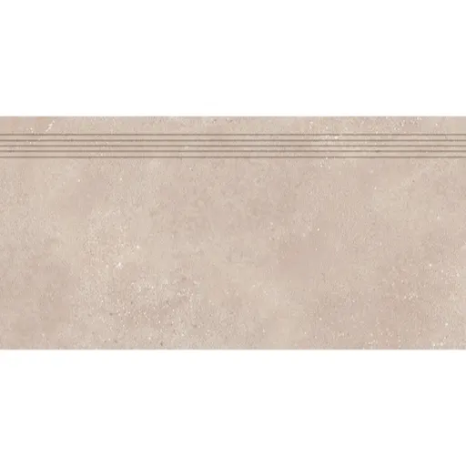 Schodovka Rako Betonico tmavo béžová 40x80 cm mat DCP84794.1