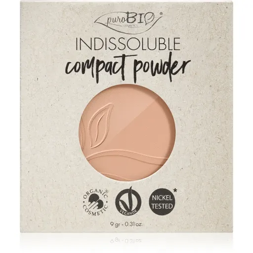 puroBIO Cosmetics Indissouble kompaktný púder náhradná náplň odtieň 04 9 g