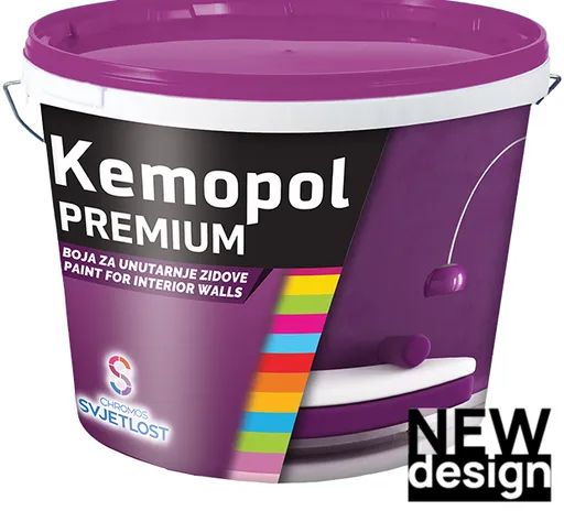 KEMOPOL PREMIUM - Umývateľná farba na interiérové steny biela 10 l