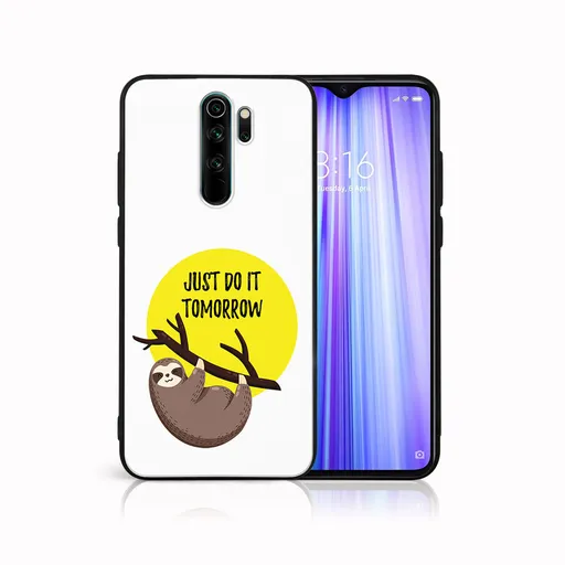MY ART Silikónový obal Xiaomi Redmi Note 8 Pro SLOTH (010)