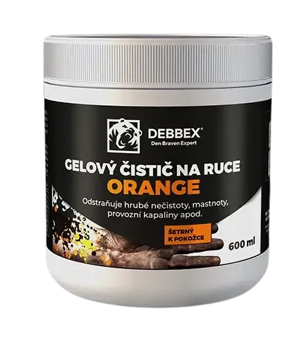 DEBBEX - Čistiaca pasta na ruky ORANGE 0,6 L