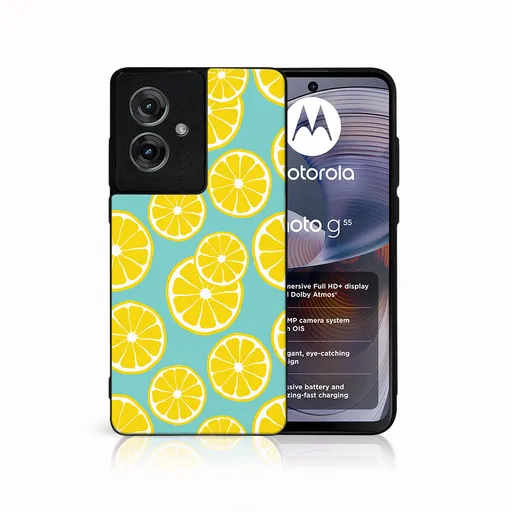 MY ART Ochranný kryt pre Motorola Moto G55 5G LEMON (121)