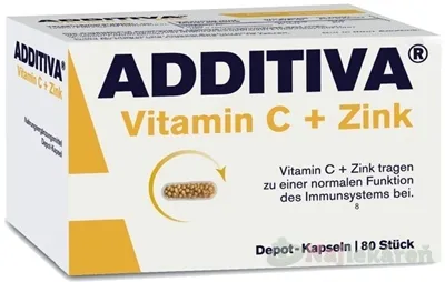 ADDITIVA Vitamín C+ Zinok