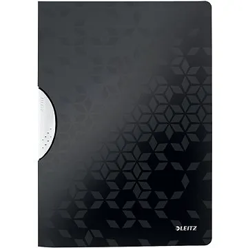 Leitz WOW A4 s klipsom, čierne (41850095)