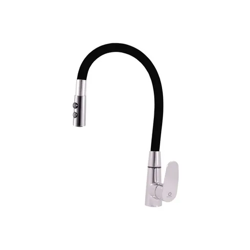 RAV SLEZÁK Amur drezová batéria so silikónovým ramienkom čierna / chróm am719.0/12c AM719.012C