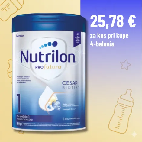 Nutrilon 1 Profutura CESARBIOTIK počiatočná dojčenská výživa (0-6 mesiacov) 4x800g