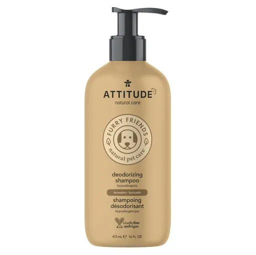 ATTITUDE Furry Friends Prírodný šampón odstraňujúci zápach 473 ml