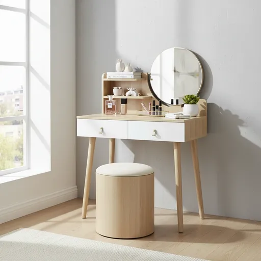 ArtJum Toaletný stolík SCANDI 3 natural | CM-989283