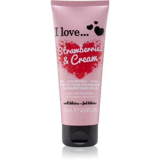 I Love Strawberries & Cream krém na ruky 75 ml
