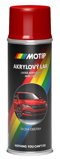 AUTOSPREJ ŠKODA - Farba na auto v spreji AC8161 - červená sport line 0,2 L