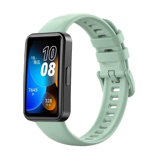 SILICONE Remienok pre Huawei Band 8 svetlozelený