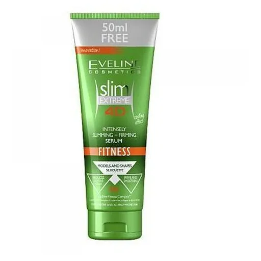 EVELINE Slim EXTREME 4D Fitness Intenzívne zoštíhľujúce a spevňujúce sérum s chladivým efektom 250 ml