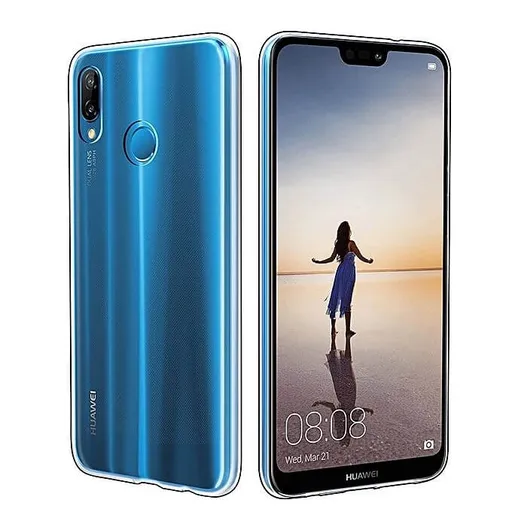 Silikónový kryt Huawei P20 Lite priehľadný