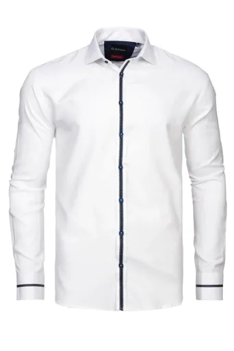 Kvalitná biela pánska košeľa v klasickom strihu - WarsawCLASSIC
