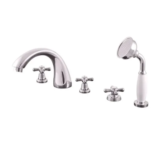 Vaňová batéria RAV Slezák MORAVA so sprchovacím setom chróm MK169.5P