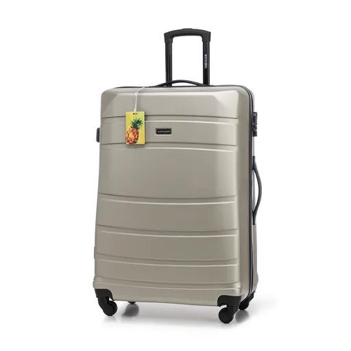 Veľký kufor ABS s nepriepustným dizajnom a identifikovateľným vízom, lakovaný zafírovou farbou 56-3A-653-86Z