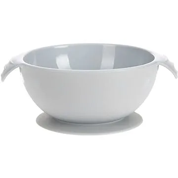 Lässig Bowl Silicone grey with suction pad (4042183398259)