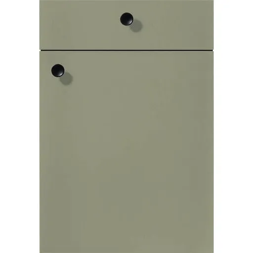 Vzorka kuchynských dvierok Naturel Sena 495, Lak, Olive, prémiová matná VZOREKSENA495