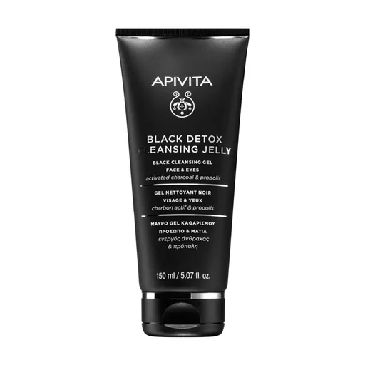 APIVITA Black Detox Cleansing Jelly Čierny čistiaci gél 150 ml