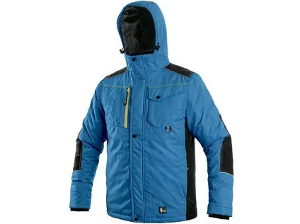 Bunda CXS BALTIMORE, pánska, stredne modrá - čierna, veľ. L