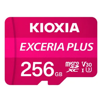 Kioxia Pamäťová karta Exceria Plus (M303), 256GB, microSDXC, LMPL1M256GG2, UHS-I U3 (Class 10), DOPRODEJ