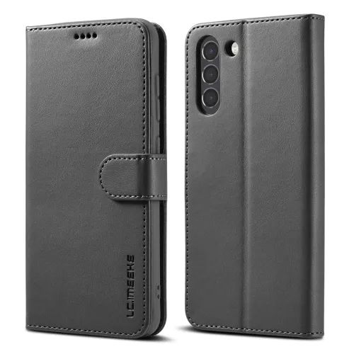 IMEEKE Peňaženkový kryt Samsung Galaxy S21 FE 5G čierny