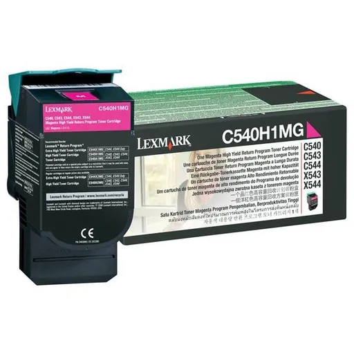 LEXMARK C540H1MG - originálny toner, purpurový, 2000 strán