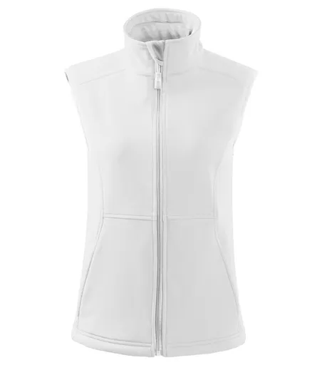 MALFINI Dámska softshellová vesta Vision - Biela | 2XL