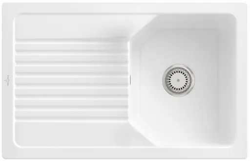 VILLEROY & BOCH VILLEROY & BOCH - Keramický drez Villeroy &amp; Boch Linara 45, 338401KG Snow white 338401KG