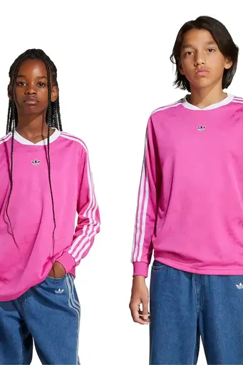 Detské tričko s dlhým rukávom adidas Originals