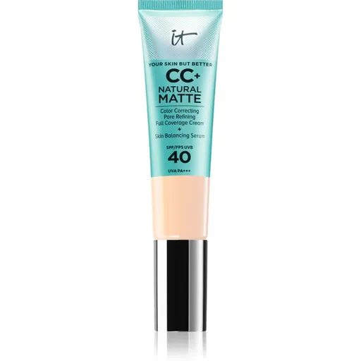IT Cosmetics Your Skin But Better CC+ Natural Matte CC krém pre matný vzhľad SPF 40 Fair Beige 32 ml