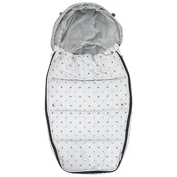 Dooky Footmuff DeLuxe Light Grey Crowns, veľ. L (5038278001714)